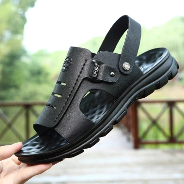 Giày sandal nam da mềm 2.024 phong cách mới mùa hè, đế đi biển thời trang - Giá 227.741₫ 10 Giày sandal nam da mềm 2.024 phong cách mới mùa hè, đế đi biển thời trang - Giá 227.741₫ 10