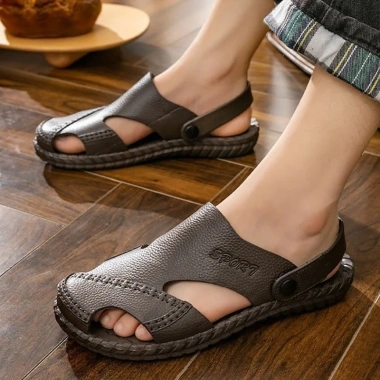 Giày sandal nam đế mềm rọ bít mũi thời trang độc lạ, nhẹ đi biển mùa hè - 99.000₫