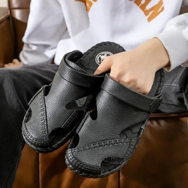 Giày sandal nam đế mềm rọ bít mũi thời trang độc lạ, nhẹ đi biển mùa hè - 99.000₫
