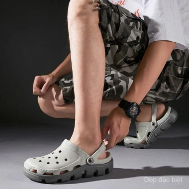 Giày sandal nam đục lỗ chống trượt thời trang đi biển mùa hè, giảm 21% còn 289.753₫