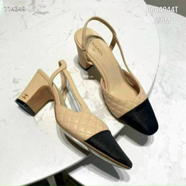 Giày sandal nữ cao gót vuông 5cm mũi đen trần trám – Fullbox Bill túi, giá chỉ 395.000₫ (giảm từ 474.000₫)