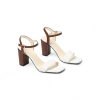 Giày sandal nữ công sở cao gót 8cm đế trụ quai chần chỉ X913 Pixie - 249.000 9