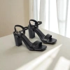 Giày sandal nữ công sở cao gót 8cm đế trụ quai chần chỉ X913 Pixie - 249.000 10