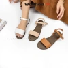 Giày sandal nữ quai ngang đế bệt WOSHOE Đi học, đi biển, size 34‑42, 159.000₫ 2