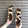 Giày sandal quai mảnh nữ đi học thời trang Hishoo Ulzzang S049 - Quai hậu đan chéo, bigsize, giảm tới 345.000₫