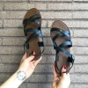 Giày sandal quai mảnh nữ đi học thời trang Hishoo Ulzzang S049 - Quai hậu đan chéo, bigsize, giảm tới 345.000₫ 4