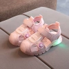 Giày sandal thể thao trẻ em xuân hè – Đế mềm, lưới rỗng, mũi đi biển, thời trang 4