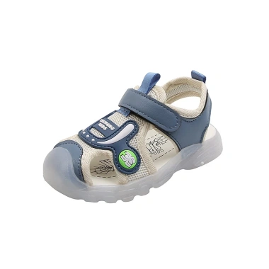 Giày sandal thể thao trẻ em xuân hè – Đế mềm, lưới rỗng, mũi đi biển, thời trang 5