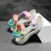Giày sandal trẻ em mùa hè phong cách mới, thoáng khí, chống trơn trượt, bé trai và bé gái đi biển tiểu học 2