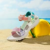 Giày sandal trẻ em mùa hè phong cách mới, thoáng khí, chống trơn trượt, bé trai và bé gái đi biển tiểu học 7