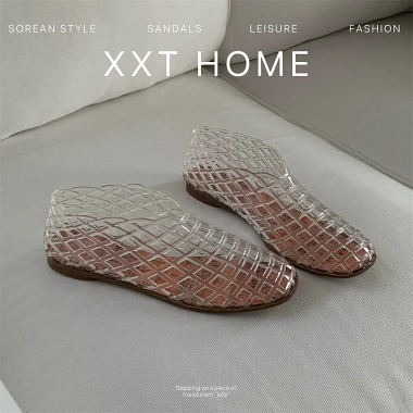 Giày Sandal XIXITIAO Flat Trong Suốt Nữ - Thời Trang Đẹp, Phong Cách Mới, Đi Biển Kỳ Nghỉ, Giá 179.052₫