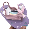 Giày sandal xỏ ngón bé, dây buộc phía sau, siêu thoải mái, giá 104.652₫ 4