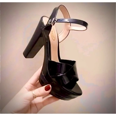Giày Sandals Bản Viền Đắp Chéo Da Bóng Mềm, Cao Gót Nữ Công Sở – Giá 194.834₫ gpshop