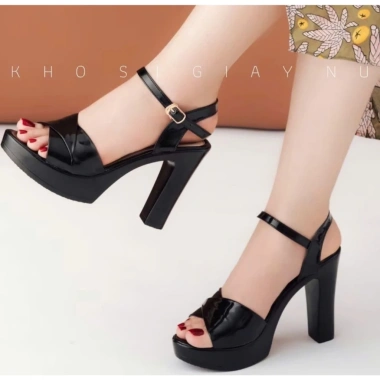 Giày Sandals Bản Viền Đắp Chéo Da Bóng Mềm, Cao Gót Nữ Công Sở – Giá 194.834₫ gpshop
