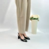 Giày Slingback Nữ Cao Gót Mũi Nhọn Phối Nơ NUDDO N7.400 Đế Trụ Thanh Lịch Giá 475k 9
