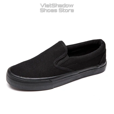 Giày Slip On Nam Nữ LEiNiER Vải Bố Thoáng Đế Cao Su Chống Trơn - Mã 228/227 - 245k