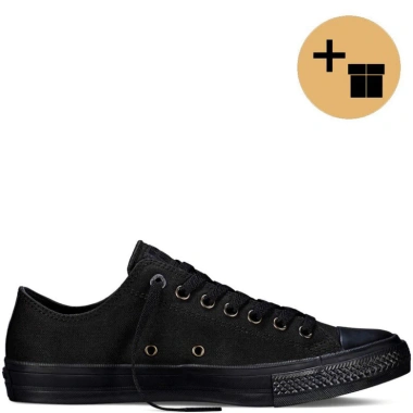 Giày Sneaker Chuck Taylor All Star Đen Cổ Thấp Nam - Giá 640.000, Thời Trang Trẻ Trung Năng Động 2