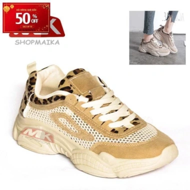 Giày Sneaker Đế Cao Lưới Siêu Êm S118 Màu Kem - Giá 700k, Giảm Giá, Tặng Nước Hoa 4