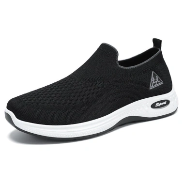 Giày sneaker nam 1 nút bấm nhẹ thoáng khí, màu trơn tối giản giảm 22% chỉ 1.095.000₫ 10