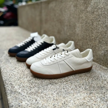 Giày Sneaker Nam chính hãng Da đẹp Black White - Thời trang, Giá 399.000đ 4