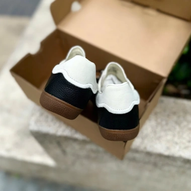 Giày Sneaker Nam chính hãng Da đẹp Black White - Thời trang, Giá 399.000đ 7
