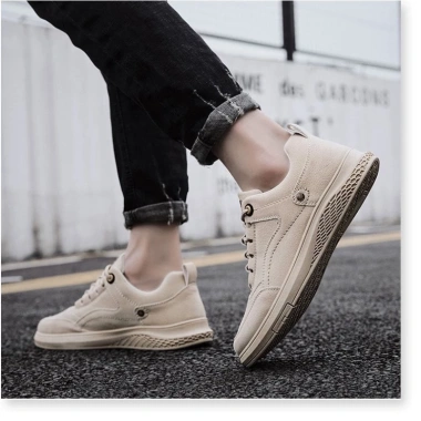 Giày Sneaker Nam Da Lộn Thấp Cổ HOT Giảm giá 1.4M Tặng Nước Hoa