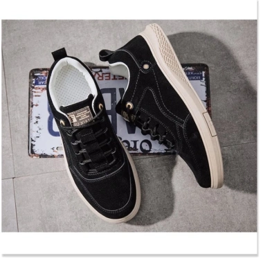Giày Sneaker Nam Da Lộn Thấp Cổ HOT Giảm giá 1.4M Tặng Nước Hoa