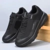 Giày Sneaker Nam Đế cao su êm nhẹ, lưới thoáng khí, đen-trắng, size 38‑44 - 650k 5