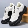 Giày Sneaker Nam Đế cao su êm nhẹ, lưới thoáng khí, đen-trắng, size 38‑44 - 650k 6