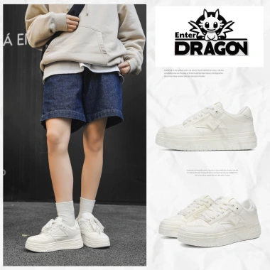 Giày sneaker nam nữ Enter Dragon De Monaco Full White 2.026 Tăng 1 size chỉ 427.000₫ 4