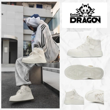 Giày sneaker nam nữ Enter Dragon De Monaco Full White 2.026 Tăng 1 size chỉ 427.000₫ 5