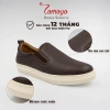 Giày Sneaker Slip-On TOMOYO Đen Đế Trắng Da 2 Lớp TMN51.102 - Phong Cách Đi Làm và Đi Chơi, Giá 1.5 Triệu