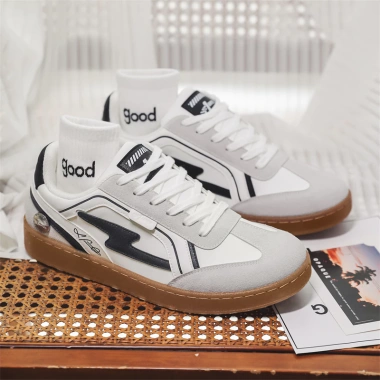 Giày sneaker thể thao nam nữ Funny Dragon phối trắng xám, giảm còn 400.000đ