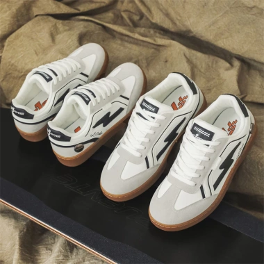Giày sneaker thể thao nam nữ Funny Dragon phối trắng xám, giảm còn 400.000đ