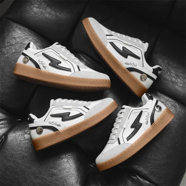 Giày sneaker thể thao nam nữ Funny Dragon phối trắng xám, giảm còn 400.000đ