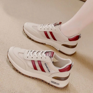 Giày Sneaker Thể Thao Nữ Trắng 2.025 - Lưới thoáng khí, thiết kế hiện đại, 391k 3 Giày Sneaker Thể Thao Nữ Trắng 2.025 - Lưới thoáng khí, thiết kế hiện đại, 391k 3