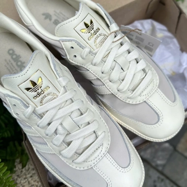 Giày Sneaker Thời Trang Samba OG Trắng Chữ Vàng Chính Hãng Giá Giảm - 2.35 Triệu 4