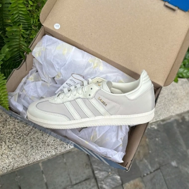 Giày Sneaker Thời Trang Samba OG Trắng Chữ Vàng Chính Hãng Giá Giảm - 2.35 Triệu 6