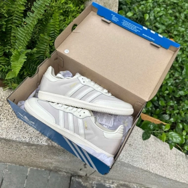 Giày Sneaker Thời Trang Samba OG Trắng Chữ Vàng Chính Hãng Giá Giảm - 2.35 Triệu 7