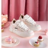 Giày sneaker xVessel G.O.P Mashmallow White Tweed Chunky hot trend - chính hãng, giá 6,5 triệu