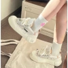 Giày sneaker xVessel G.O.P Mashmallow White Tweed Chunky hot trend - chính hãng, giá 6,5 triệu 6