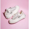 Giày sneaker xVessel G.O.P Mashmallow White Tweed Chunky hot trend - chính hãng, giá 6,5 triệu 8