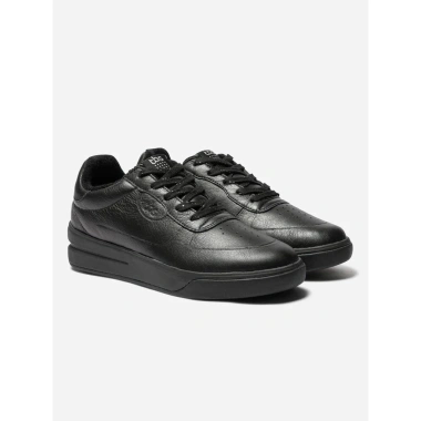Giày Sneakers Da Thật Đen - Đế Êm Nhẹ, Đi Bộ Thoải Mái, Giá 850k 3