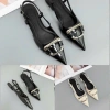 Giày sục bệt nữ mũi nhọn khoá vuông thời trang cao cấp - Giá chỉ 185.000đ 2