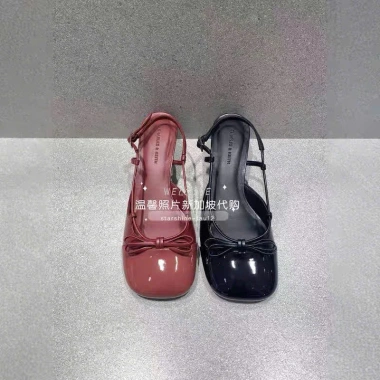 Giày sục búp bê nơ tone đỏ - Đẹp xinh, có sẵn, giảm còn 209.300₫
