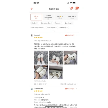 Giày sục CNK đế 5cm mũi tròn fullbox - Siêu nhẹ, phong cách, giảm 19% chỉ 375.000đ
