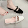 Giày sục hở gót cao gót nữ mũi vuông êm mềm, quai ngọc cao cấp TG17 - Giá 236k 10