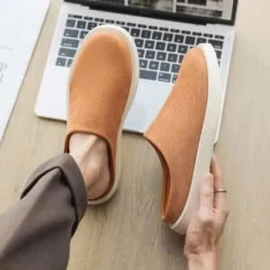 Giày Sục Nam Da Lộn Cao Cấp AG96 Slip On Đế Cao Su Êm Nhẹ Chống Trượt Phong Cách Hàn Quốc - Giá 690.000₫ 9