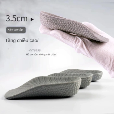 Giày Tăng Chiều Cao Đế Khử Mùi Nam Nữ – Mềm Chống Sốc, Đệm Chân Hè Nhẹ, 495k 6