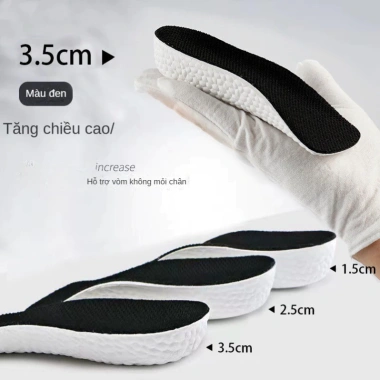 Giày Tăng Chiều Cao Đế Khử Mùi Nam Nữ – Mềm Chống Sốc, Đệm Chân Hè Nhẹ, 495k 7